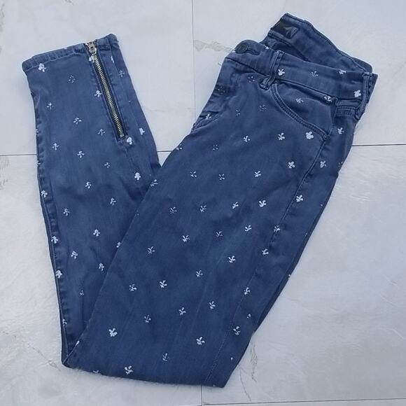 Mother The Looker Ankle Zip Skinny Jean - Picture 1 of 9